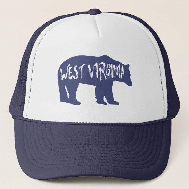 Väster Virginia Bear Keps (Framsida)
