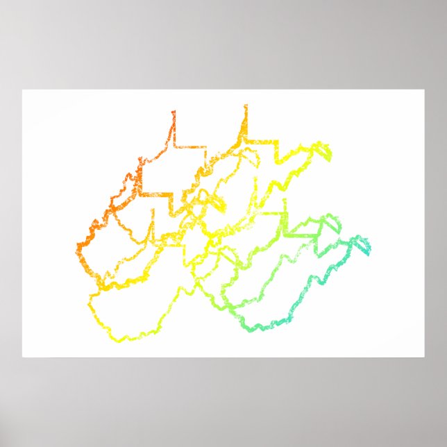 väster virginia chill oblur poster (Framsidan)