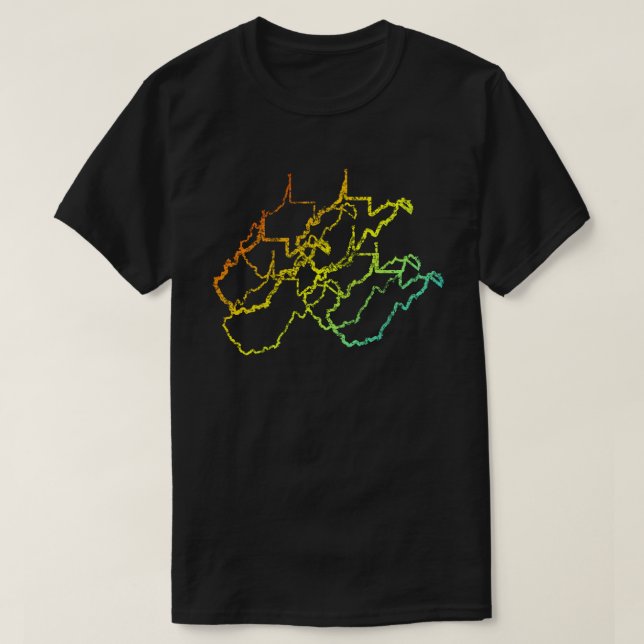 väster virginia chill oblur t shirt (Design framsida)