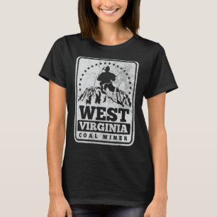 Väster Virginia Coal Miner T-Shirt Gift