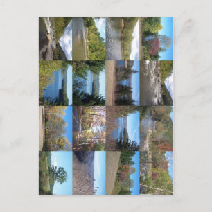 Väster Virginia Collage Vykort