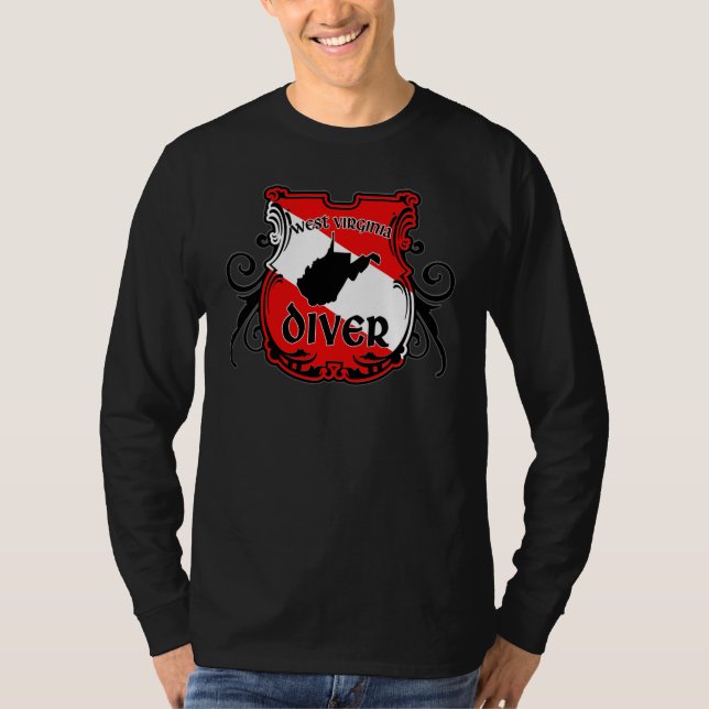 Väster Virginia Diver T-shirt (Framsida)