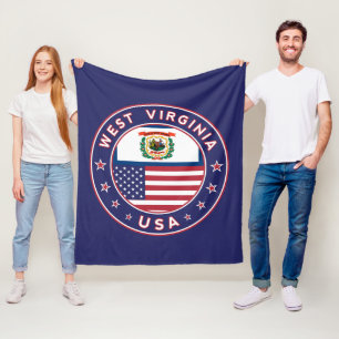 Väster Virginia Fleecefilt