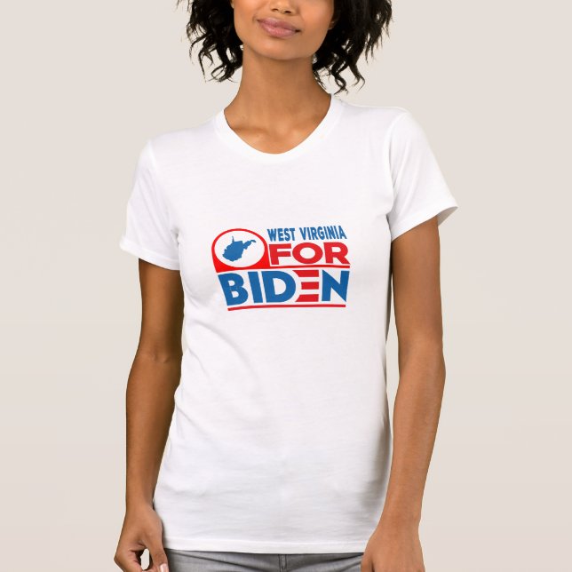 VÄSTER VIRGINIA för Biden T Shirt (Framsida)