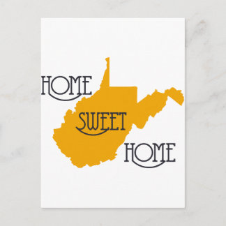 Väster Virginia Home Sweet Home by U.S. Anpassning Vykort