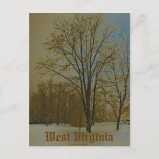 Väster Virginia i Snö Vykort