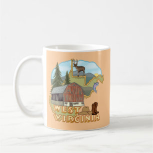 Väster Virginia Kaffemugg