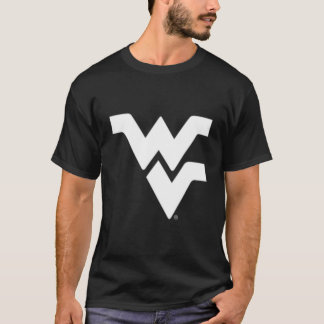 Väster Virginia Mountaineers Lämnat Chest Icon Bla T Shirt