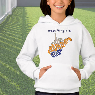 Väster Virginia Nickname Ord Art T Shirt
