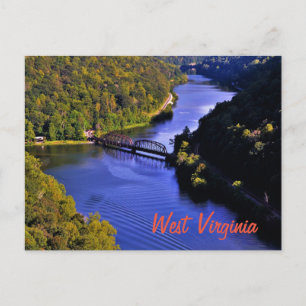 Väster Virginia Postcard Vykort