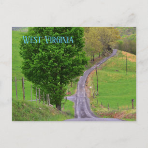 Väster Virginia Postcard Vykort