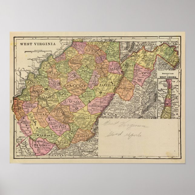 Väster Virginia Poster (Framsidan)