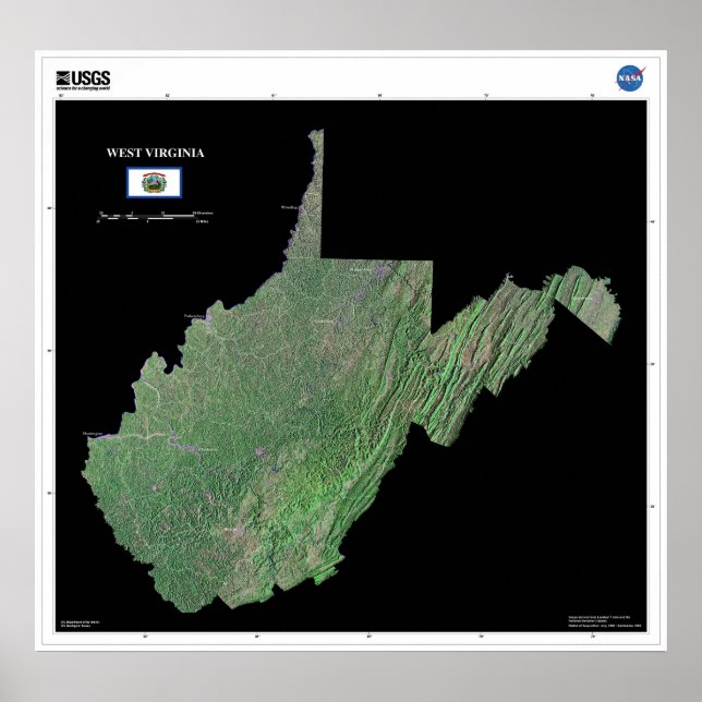 Väster Virginia Poster (Framsidan)