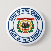 Väster Virginia Round Emblem