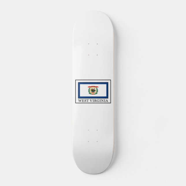 Väster Virginia Skateboard Bräda 21,5 Cm (Framsida)