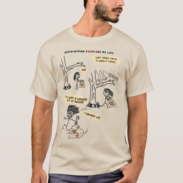 Väster Virginia Snipe Hunting T-Shirt (Framsida)