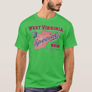 Väster Virginia Speciell Export Beer Retro Defunct T Shirt