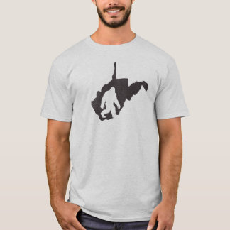 Väster Virginia State Bigfoot T Shirt