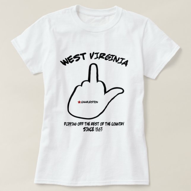 Väster Virginia State Bird T-shirt (Design framsida)