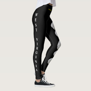 Väster Virginia State Rhododendron Flower Leggings