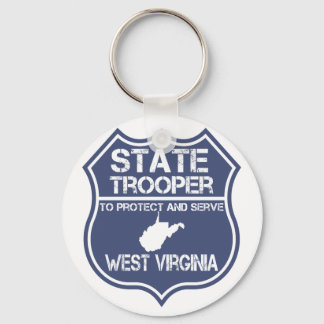 Väster Virginia State Trooper Protection and  Nyckelring