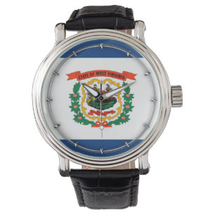 Väster Virginia Statlig flagga Design Armbandsur