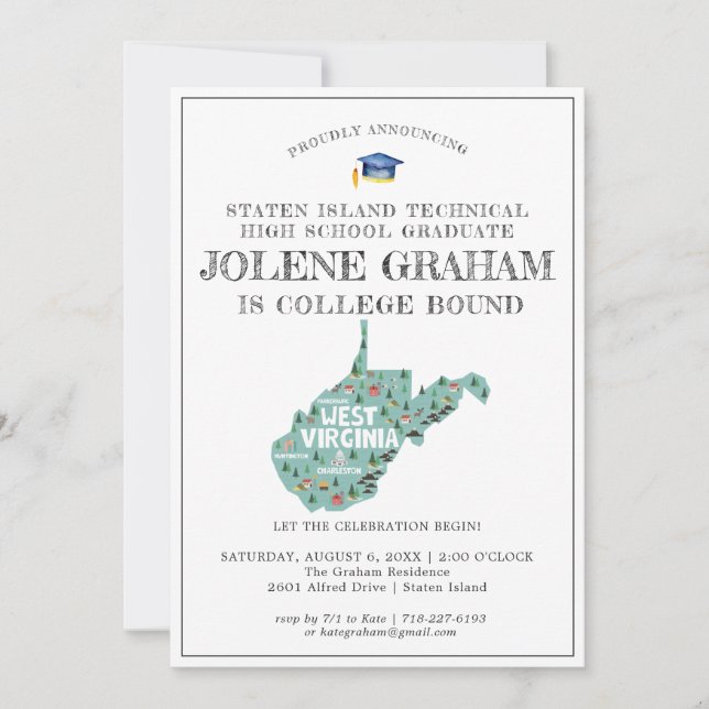 Väster Virginia | Studentfest för sammanslagning a (Framsida)