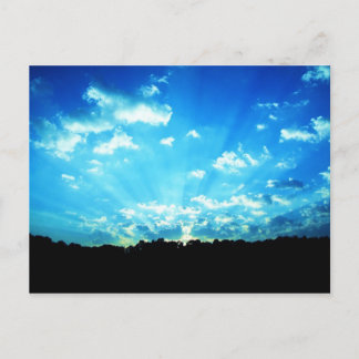 Väster Virginia Sunrise Blue Vykort