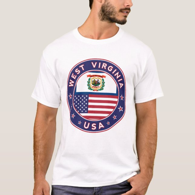 Väster Virginia T Shirt (Framsida)
