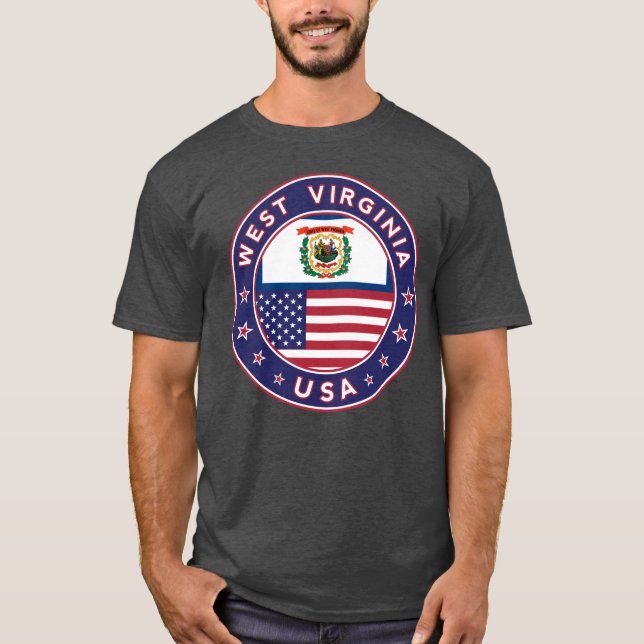 Väster Virginia T Shirt (Framsida)