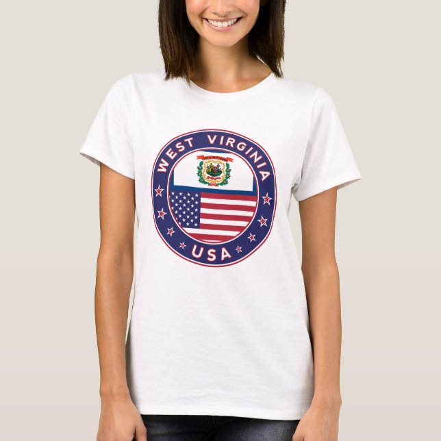 Väster Virginia T Shirt (Framsida)