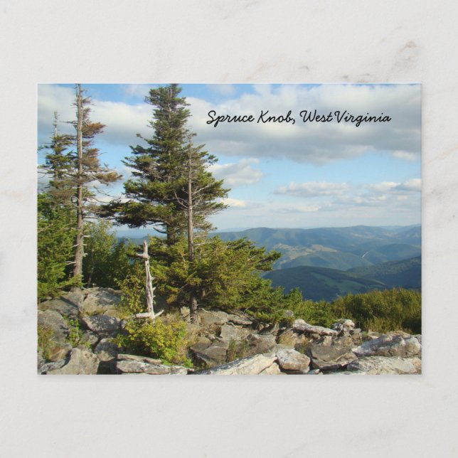 Väster Virginia Vykort (Framsida)