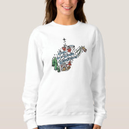 Väster Virginia Winter Wonderland Sweatshirt T Shirt