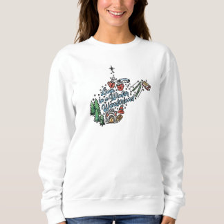 Väster Virginia Winter Wonderland Sweatshirt T Shirt