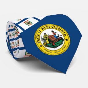 Väster Virginian Flagga & Seal, Flagga of Väster V Slips
