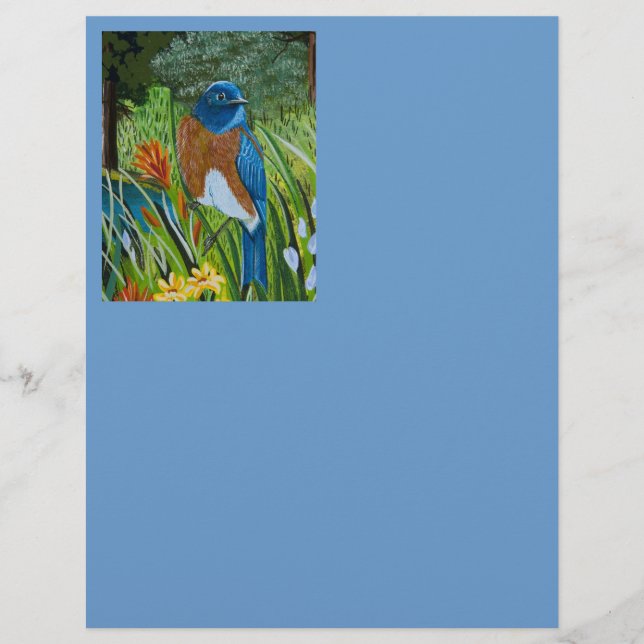 Västerlandets blåfågel (Framsida)