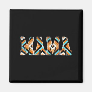 Västerländsk aztekisk mamma country cowhide mors d magnet