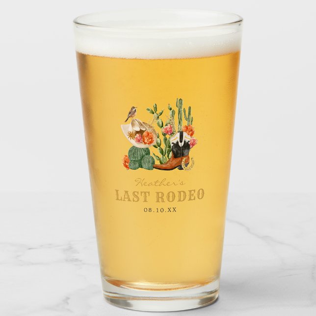 Västerländsk Boho Glaskopp (Western Theme Boho Drinking Glass by Painted Paperie)