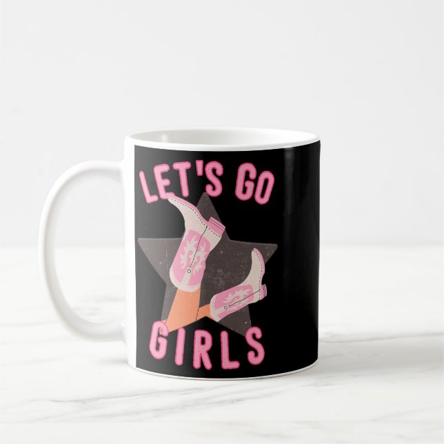 Västerländsk Bröllopsfest för Brudar Bachelorette- Kaffemugg (Vänster)