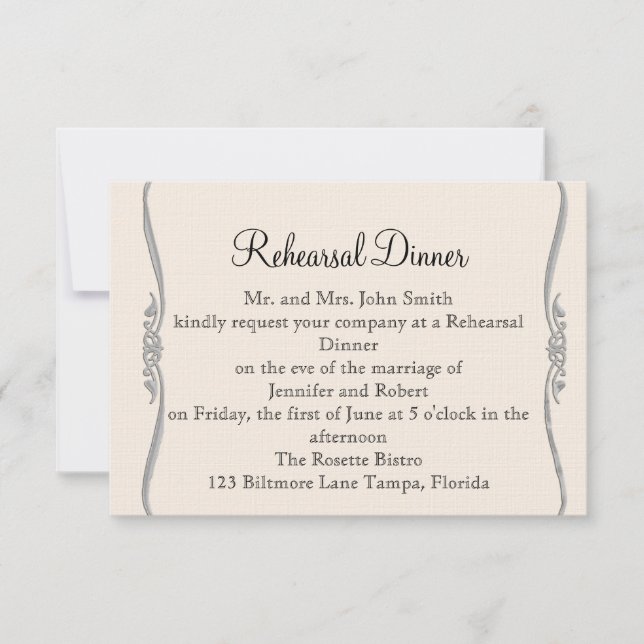 Västerländsk Calla-lilja Lyxig Bröllopsrepetition Inbjudningar (Framsida)