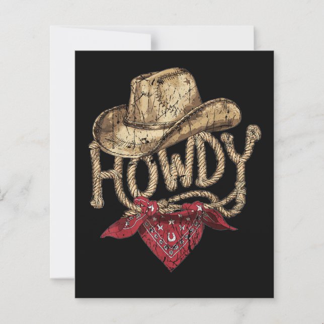 Västerländsk cowboy-födelsedagsfest  (Framsida)
