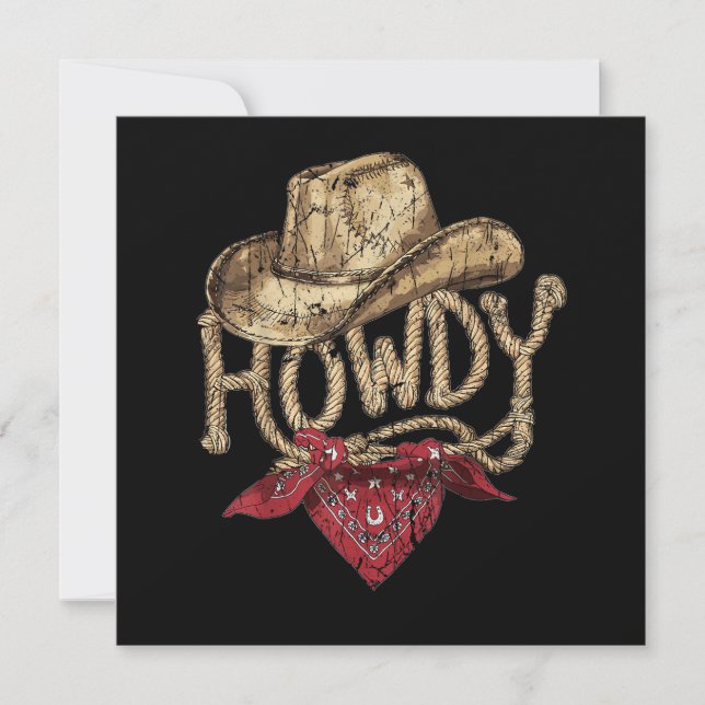 Västerländsk cowboy-födelsedagsfest  (Framsida)