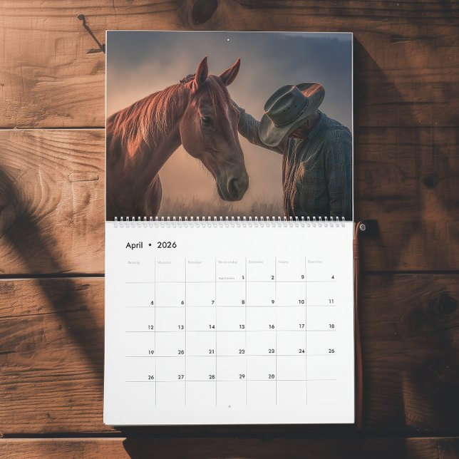 Västerländsk Cowboy-kalender Kalender (Skapare uppladdad)