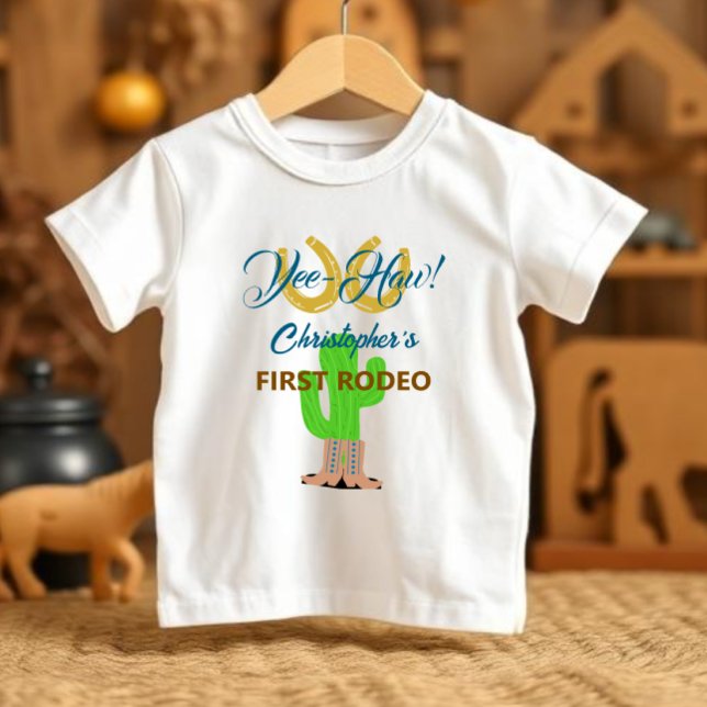 Västerländsk cowboy rodeo födelsedag t shirt (Skapare uppladdad)