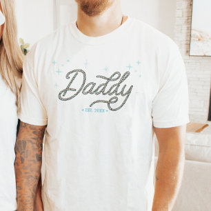 Västerländsk Cowboy Rodeo Personlig Pappa T Shirt