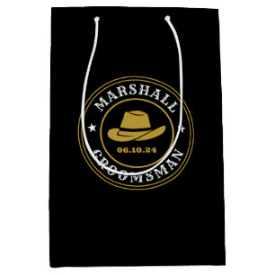 Västerländsk Cowboy Rustik Logo Personlig Bröllops
