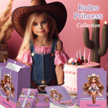 Västerländsk Cowgirl Rodeo Prinsessa 1 Personlig