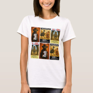 Västerländsk filmplakatparodi t shirt