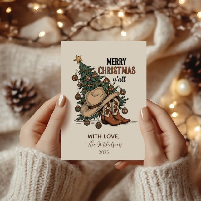 Västerländsk God Jul allesammans Julkort (Skapare uppladdad)