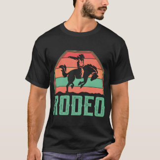 Västerländsk häst ridning rodeo ryttare cowboy vän t shirt